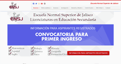 Desktop Screenshot of ensj.edu.mx